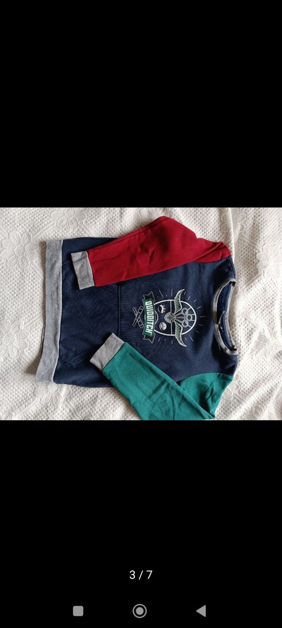 Erkek Çocuk Renkli Baskılı Sweatshirt - Görsel 3