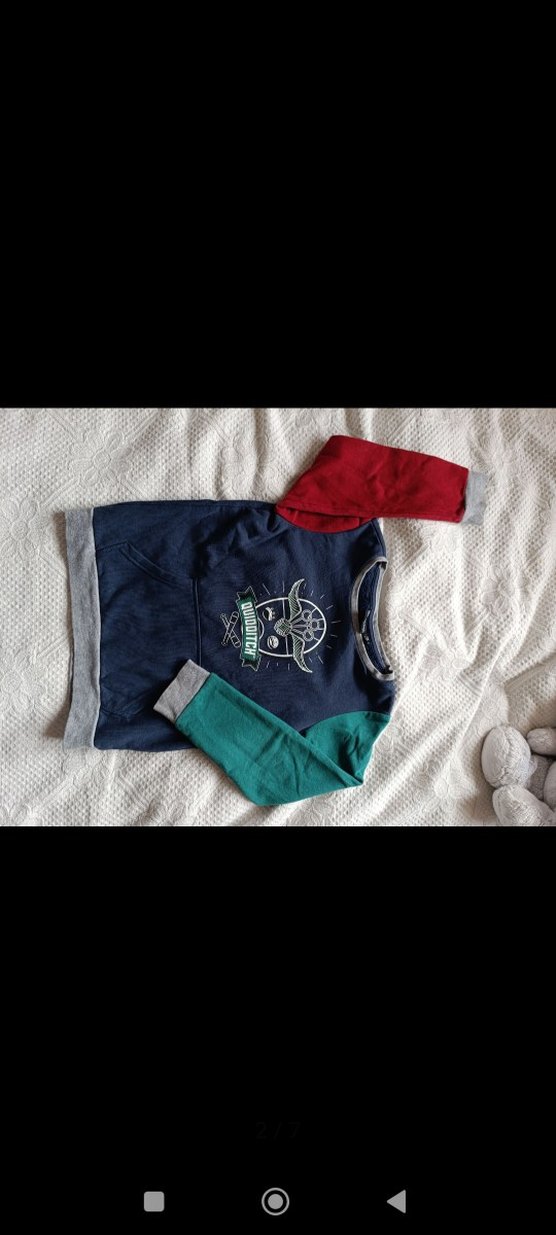 Erkek Çocuk Renkli Baskılı Sweatshirt - Görsel 2