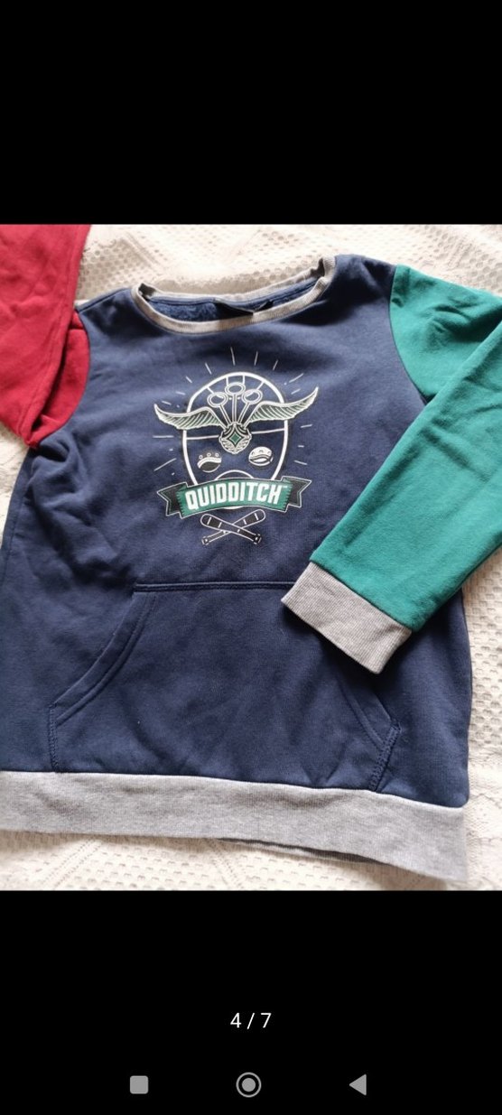 Erkek Çocuk Renkli Baskılı Sweatshirt - Görsel 4