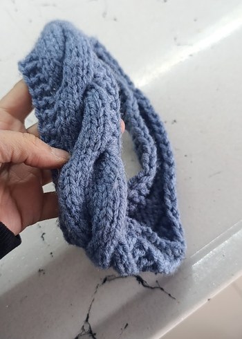 Saç bandana Örgü - Görsel 3