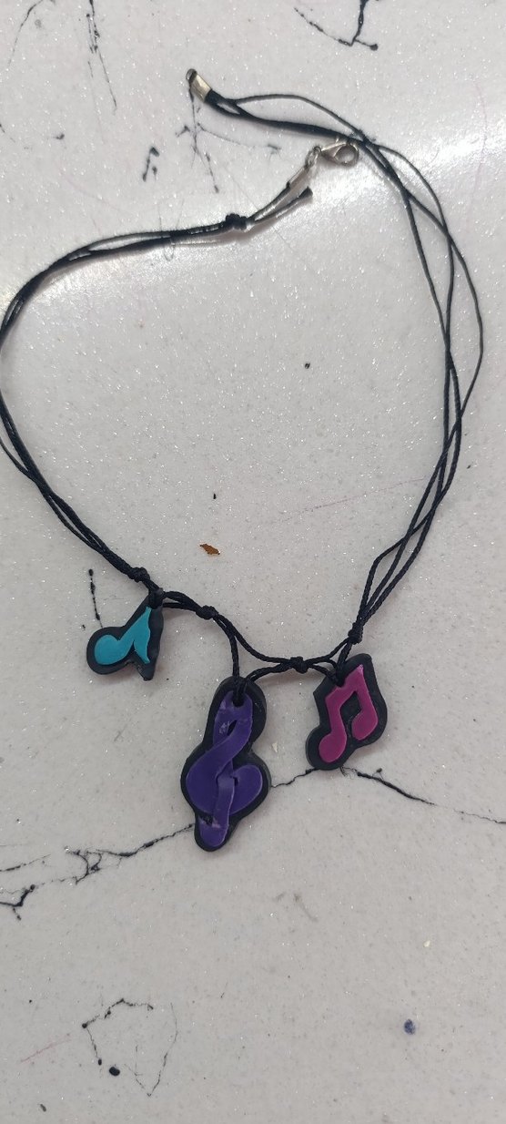 sol Anahtarı Rock Punk Kolye - Görsel 2