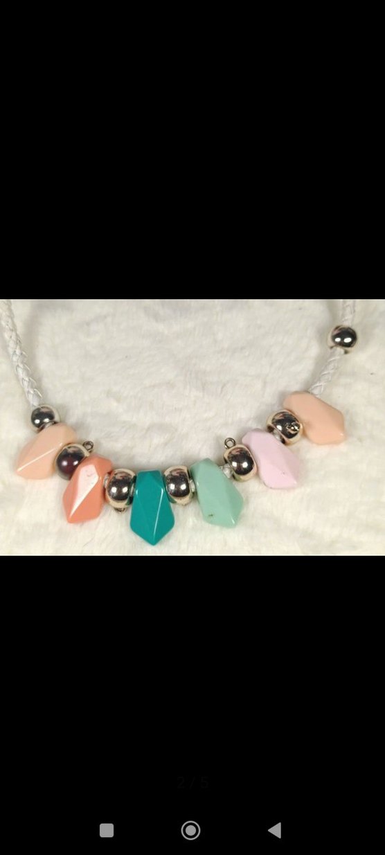 Renkli Boncuklu Uzun Bohem Kolye - Görsel 2