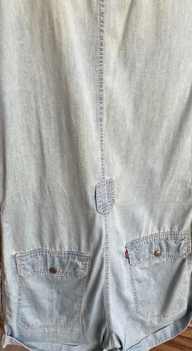 Kot Kısa Kollu Midi Tulum - Görsel 3