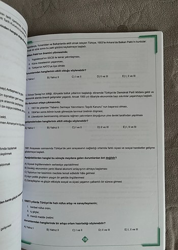 12. SINIF TEKRAR TESTLERİ SERİSİ 1-2-3 - Görsel 12