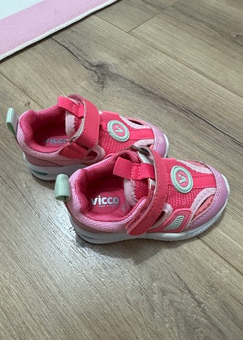 Kız Çocuk Renkli Velcro Bantlı ayakkabı - Görsel 3