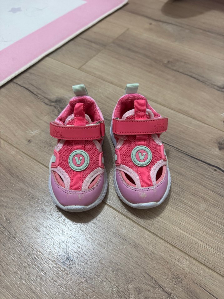 Kız Çocuk Renkli Velcro Bantlı ayakkabı - Görsel 2