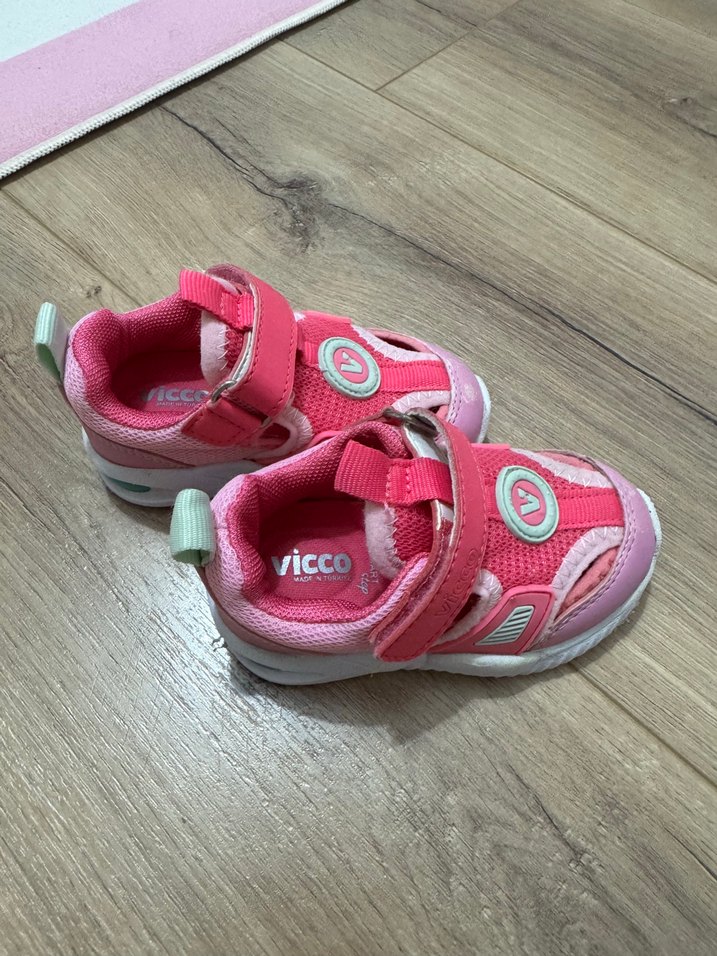 Kız Çocuk Renkli Velcro Bantlı ayakkabı - Görsel 3