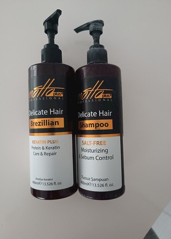 Motto plus keratin bakım ve şampuanı