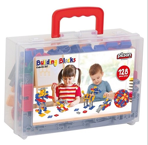 2 Adet Çıt Çıt Blok ve 2 Adet Building Blok