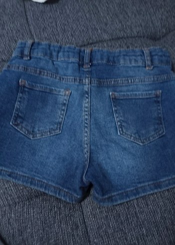 11-12 Yaş Beden Koton Kız Çocuk Denim Şort