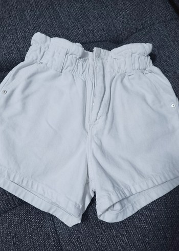 Mango Kids Beyaz Jean şort