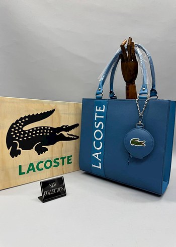 Lacoste Mavi Deri Kadın Çanta