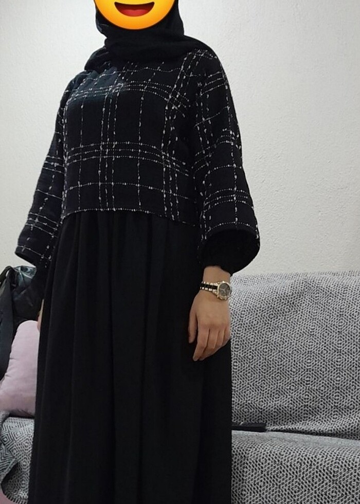 İkili tesettür elbise  - Görsel 3