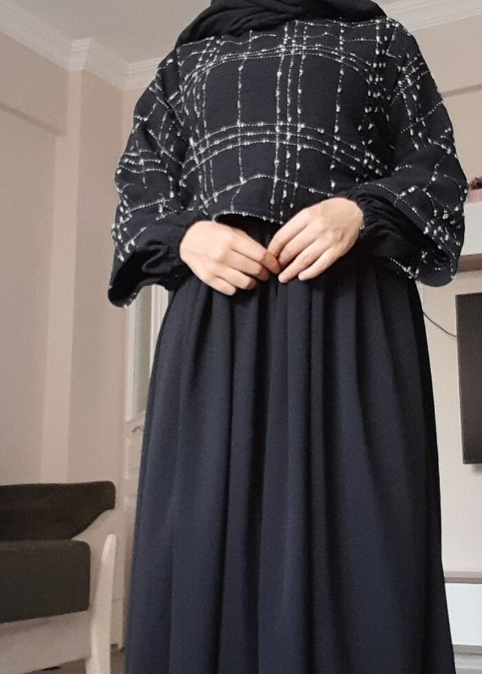 İkili tesettür elbise  - Görsel 2