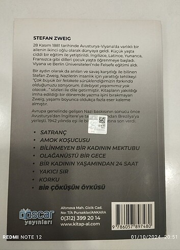  Stefan zweig bir çöküşün öyküsü