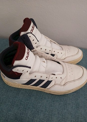 43 Beden Adidas Beyaz Erkek Spor Ayakkabı Velcro
