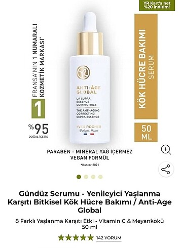 Yves rocher anti age global serum
