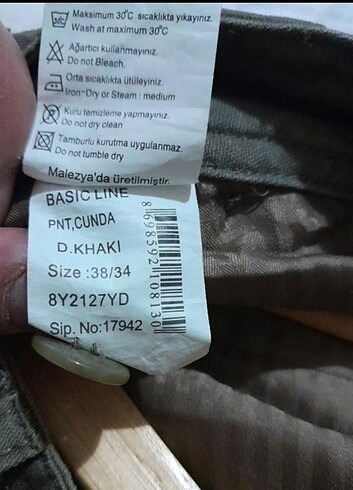 38 Beden Bayan keten pantolon 