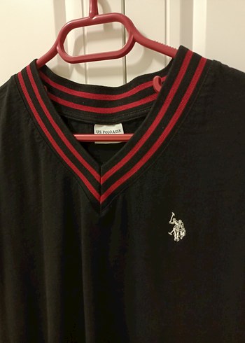 orijinal Polo marka v yaka bayan tişört - Görsel 5