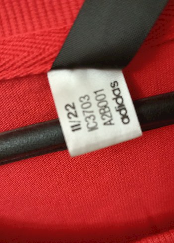 Kırmızı Adidas Baskılı Kısa Kollu Xl beden Erkek Tişört - Görsel 7