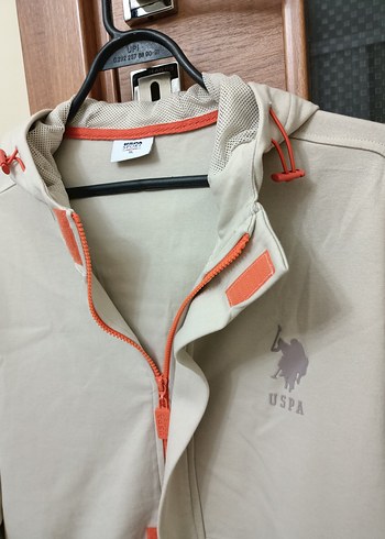 orijinal Polo marka Bej Fermuarlı Erkek Sweatshirt - Görsel 4