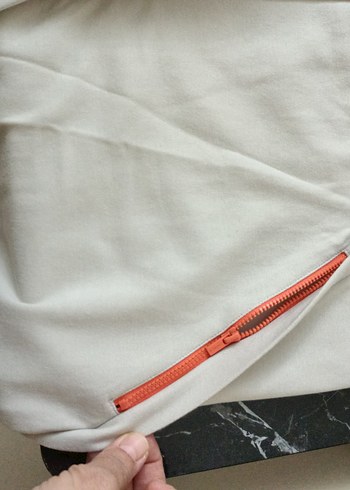 orijinal Polo marka Bej Fermuarlı Erkek Sweatshirt - Görsel 11