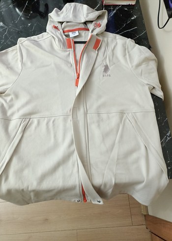 orijinal Polo marka Bej Fermuarlı Erkek Sweatshirt - Görsel 10