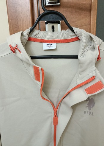 orijinal Polo marka Bej Fermuarlı Erkek Sweatshirt - Görsel 3