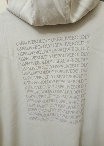 orijinal Polo marka Bej Fermuarlı Erkek Sweatshirt - Görsel 9