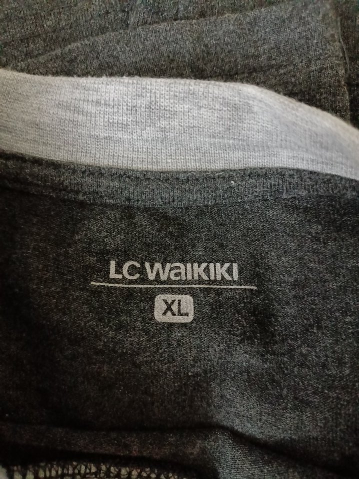 Erkek Uzun Kollu Pamuklu kışlık xl beden Gri  tişört. - Görsel 5