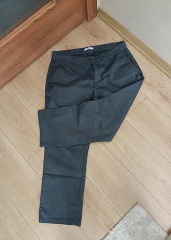 Erkek Gri regular kalıp chino Pantolon - Görsel 2