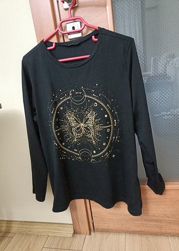 3xl beden Uzun Kollu penye Tişört - Görsel 2