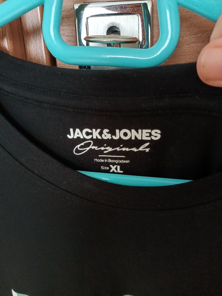 Jack&Jones Siyah Baskılı Erkek Tişört - Görsel 4