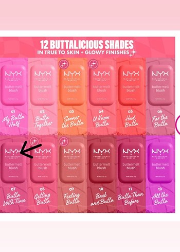 NYX Buttermelt Koyu Bordo Allık - Görsel 5