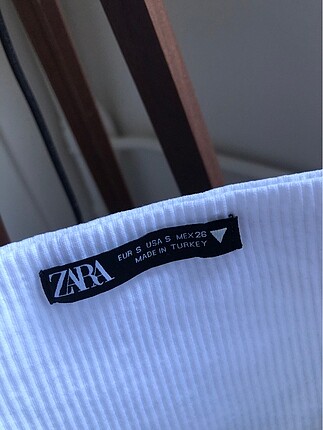 Zara Zara beyaz crop