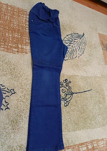 Kadın Hamile Lacivert uzun Regular Fit Kot Pantolon