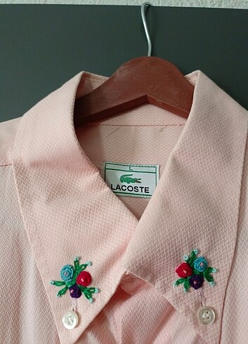 #lacoste#gömlek#kadın#pudra
