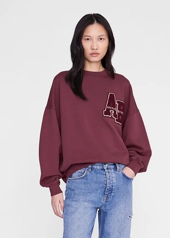 Beymen Anine Bing Bordo Oversize Hoodie