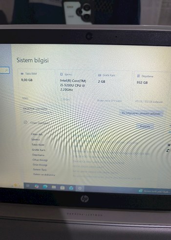 HP leptop i5 islemcili - Görsel 4