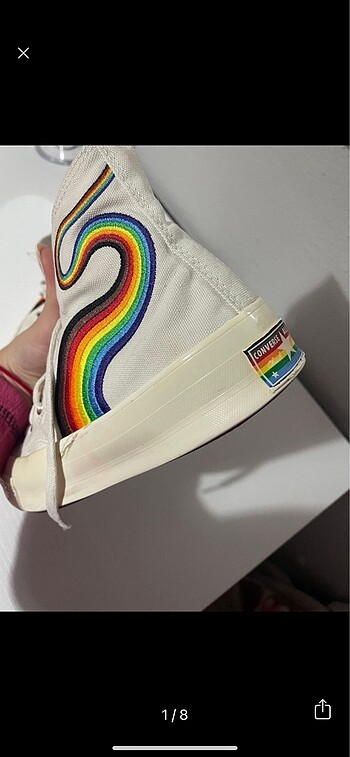 38 Beden çeşitli Renk Converse CHUCK 70 HI ?PRIDE