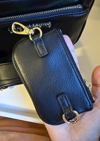 Beden Love Moschino Siyah Deri Kadın Çanta