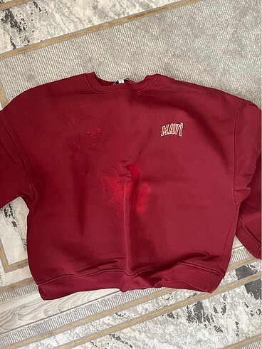 m Beden Orjinal mavi sweat
