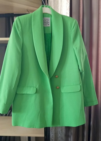 l Beden Pastel Yeşil Kadın Blazer Ceket