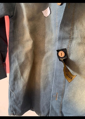 Erkek Çocuk Düğmeli Denim Gömlek - Görsel 2