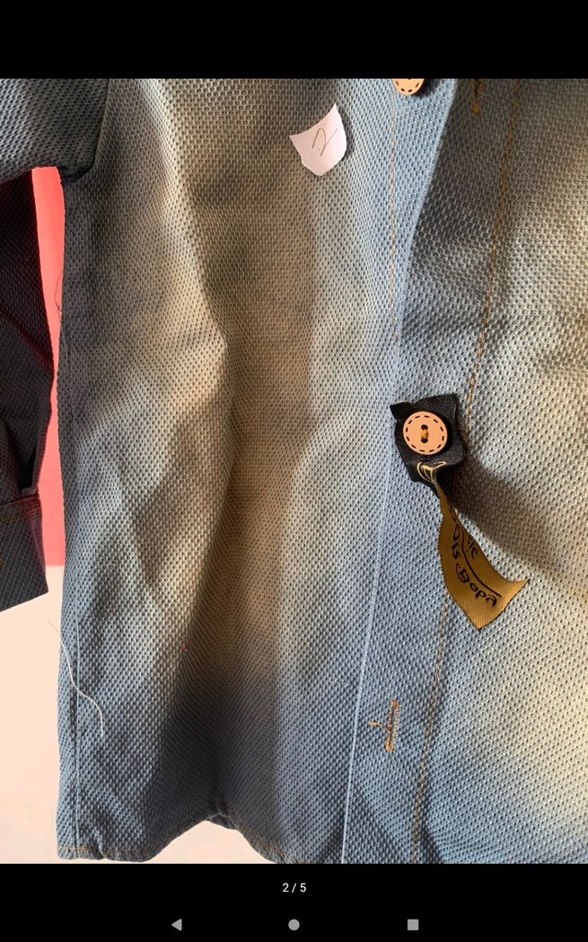 Erkek Çocuk Düğmeli Denim Gömlek - Görsel 2