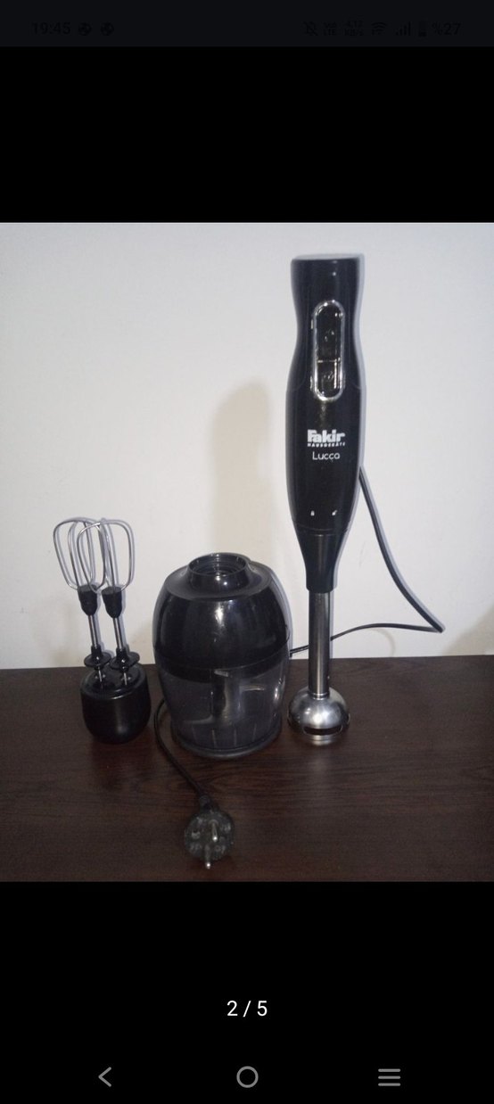 Fakir Lucca Siyah Blender Seti - Görsel 2