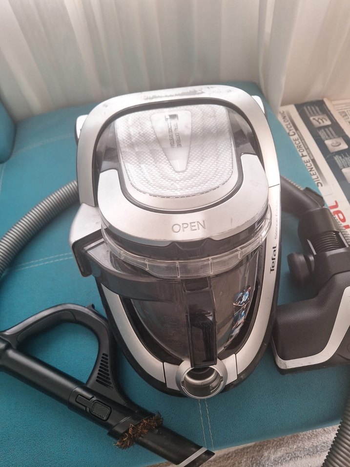 Gri Tefal Süpürge - Görsel 4