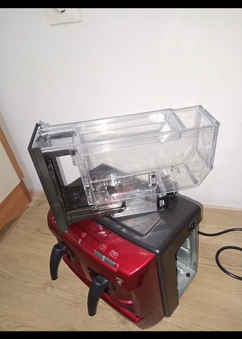 Kırmızı Çift Fincanlı Kahve Makinesi - Görsel 4