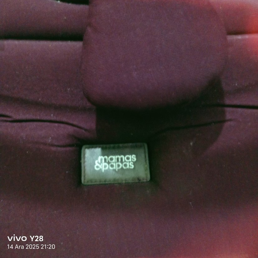 Bordo Bebek Arabası - Görsel 2