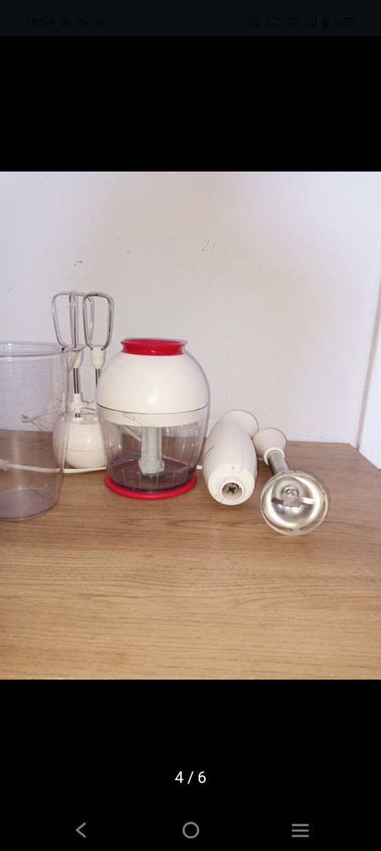Beyaz Çok Fonksiyonlu Blender ve Doğrayıcı - Görsel 2